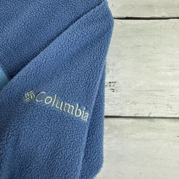 Columbia Fleece 1/4 Zip Fleece Jacket Womens Small Purple Outdoor Hiking Casual - Picture 4 of 10